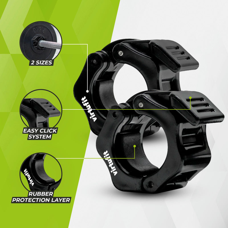 VIRTUFIT ZACISK LOCK JAW - ZACISKI DO SZTANGI - 30 MM