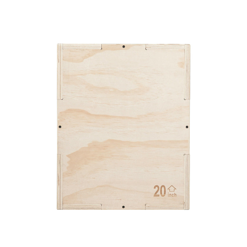 VIRTUFIT DREWNIANA SKRZYNIA PLYO 3-W-1 - MAŁA - 40 X 45 X 50 CM