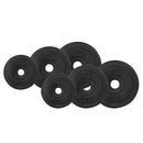 VIRTUFIT SZTANGA FITNESS WINYLOWA Z OBCIĄŻENIEM 20 KG