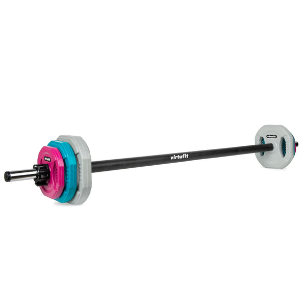 VIRTUFIT ZESTAW PUMP DO AEROBIKU PRO GUMOWY - 20 KG - KOLOROWY