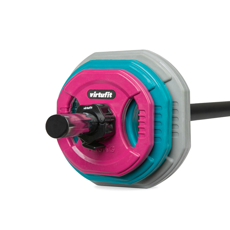 VIRTUFIT ZESTAW PUMP DO AEROBIKU PRO GUMOWY - 20 KG - KOLOROWY