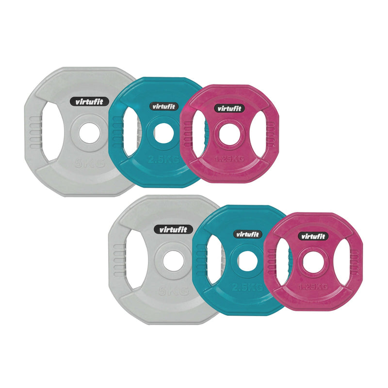 VIRTUFIT ZESTAW PUMP DO AEROBIKU PRO GUMOWY - 20 KG - KOLOROWY