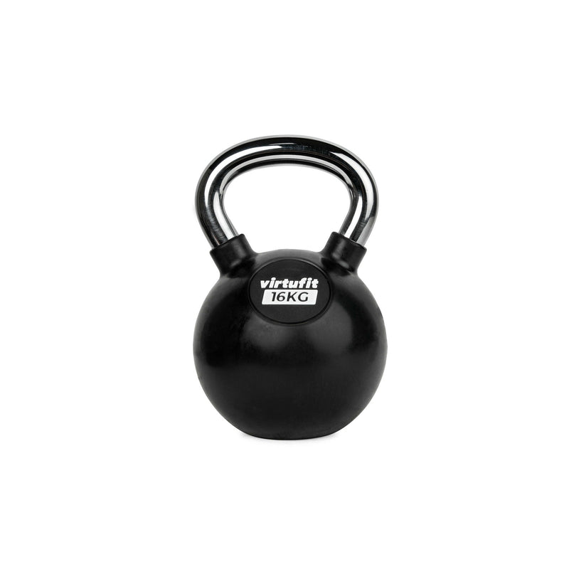 VIRTUFIT KETTLEBELL - GUMA/CHROM - 16 KG