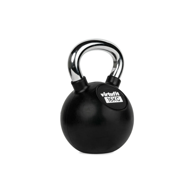 VIRTUFIT KETTLEBELL - GUMA/CHROM - 16 KG