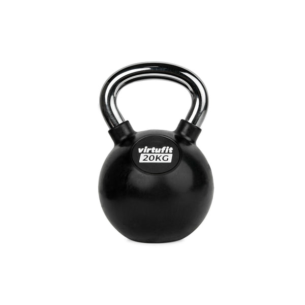 VIRTUFIT KETTLEBELL - GUMA/CHROM - 20 KG