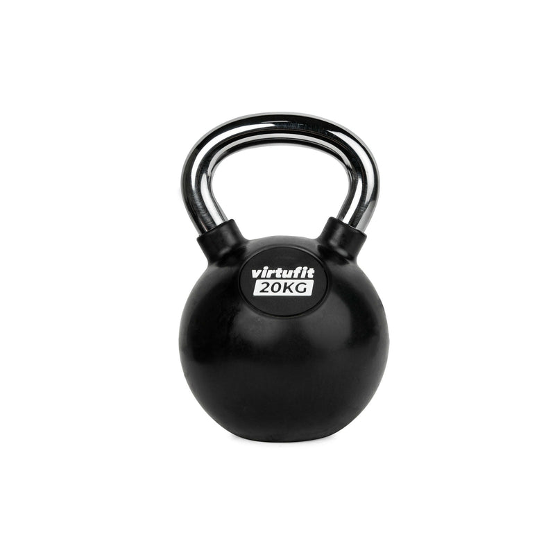 VIRTUFIT KETTLEBELL - GUMA/CHROM - 20 KG