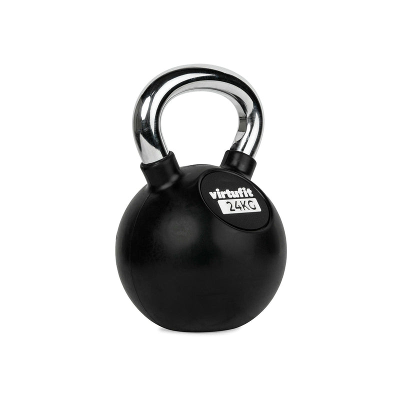 VIRTUFIT KETTLEBELL - GUMA/CHROM - 24 KG