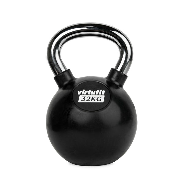 VIRTUFIT KETTLEBELL - GUMA/CHROM - 32 KG