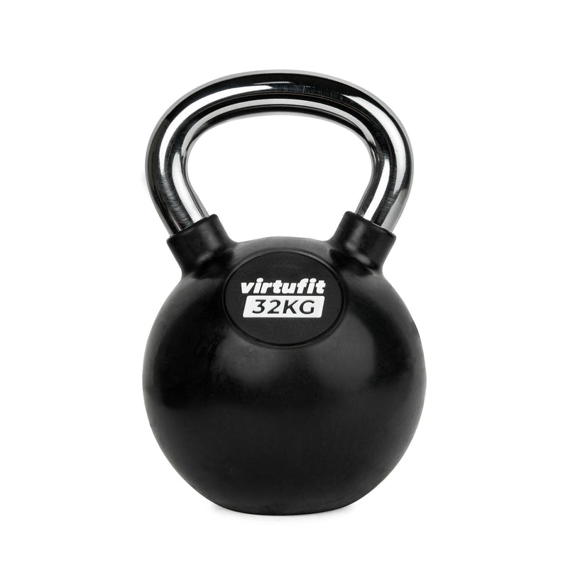 VIRTUFIT KETTLEBELL - GUMA/CHROM - 32 KG