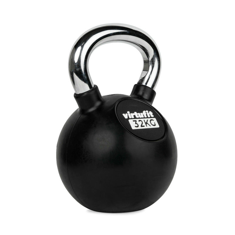VIRTUFIT KETTLEBELL - GUMA/CHROM - 32 KG