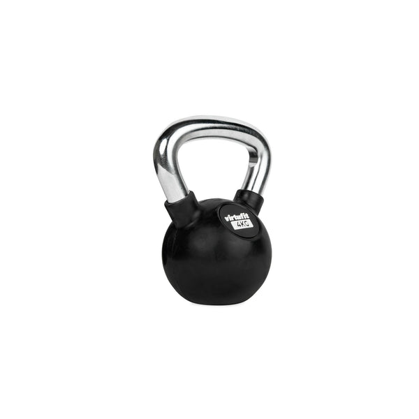 VIRTUFIT KETTLEBELL - GUMA/CHROM - 4 KG