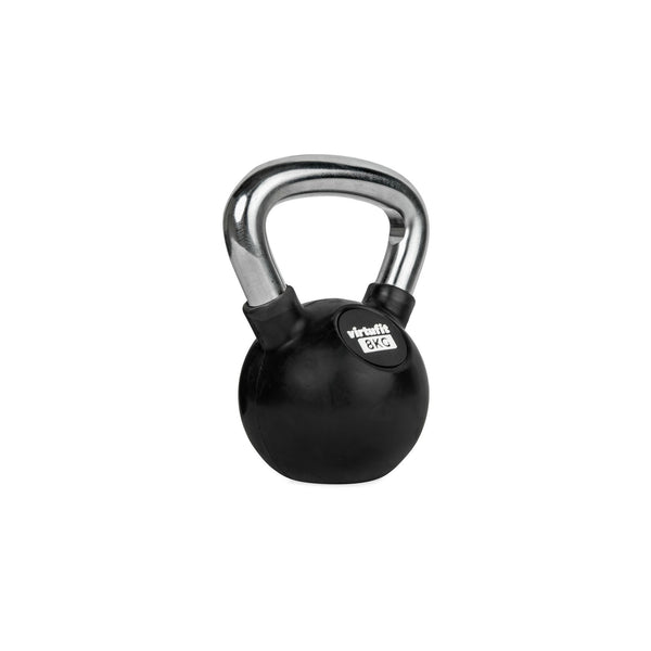 VIRTUFIT KETTLEBELL - GUMA/CHROM - 8 KG