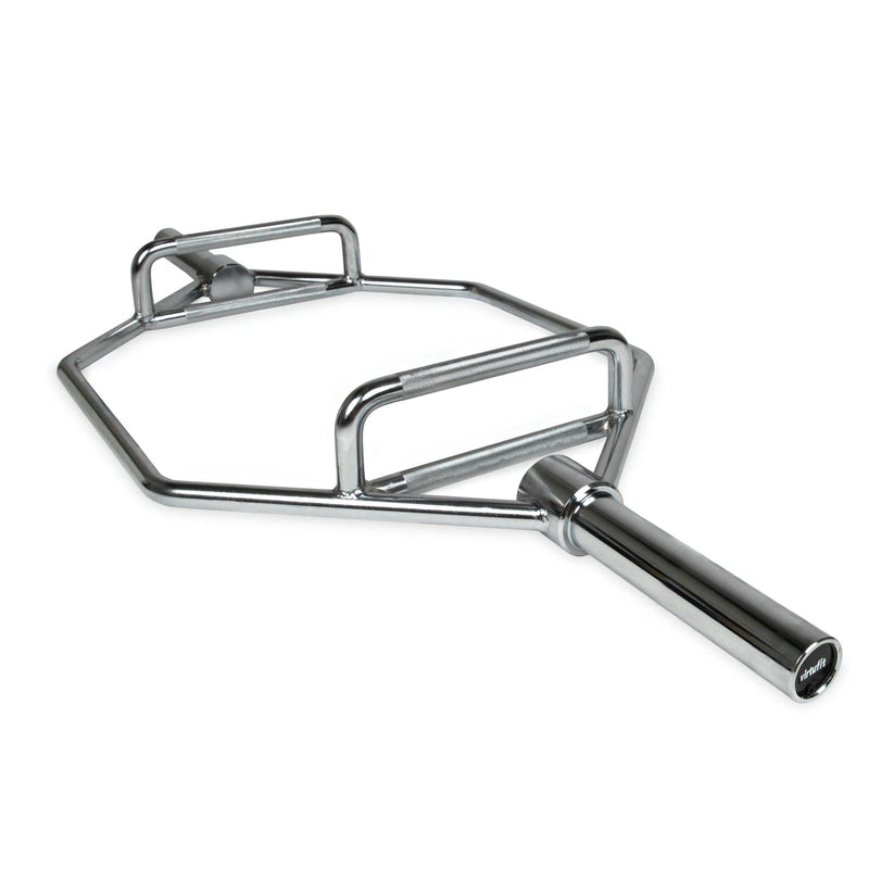 VIRTUFIT OLIMPIJSKI HEX BAR - SZTANGA TRAPEZOWA - TRAP BAR - 140 CM