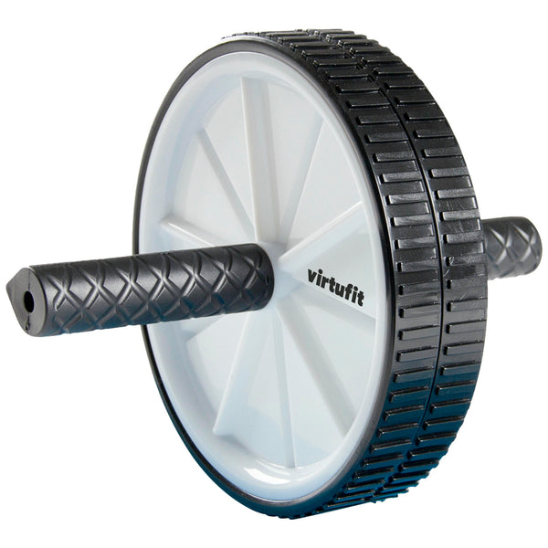 VIRTUFIT PODWÓJNE KÓŁKO DO BRZUSZKÓW - ROLLER DO BRZUSZKÓW - Z MATĄ
