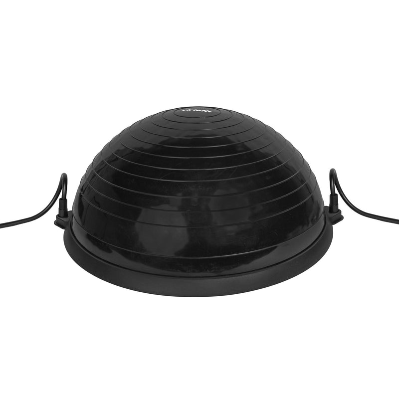 VIRTUFIT BALANCE TRAINER PRO - PIŁKA BALANSOWA - Z GUMAMI FITNESS I POMPKĄ - CZARNA
