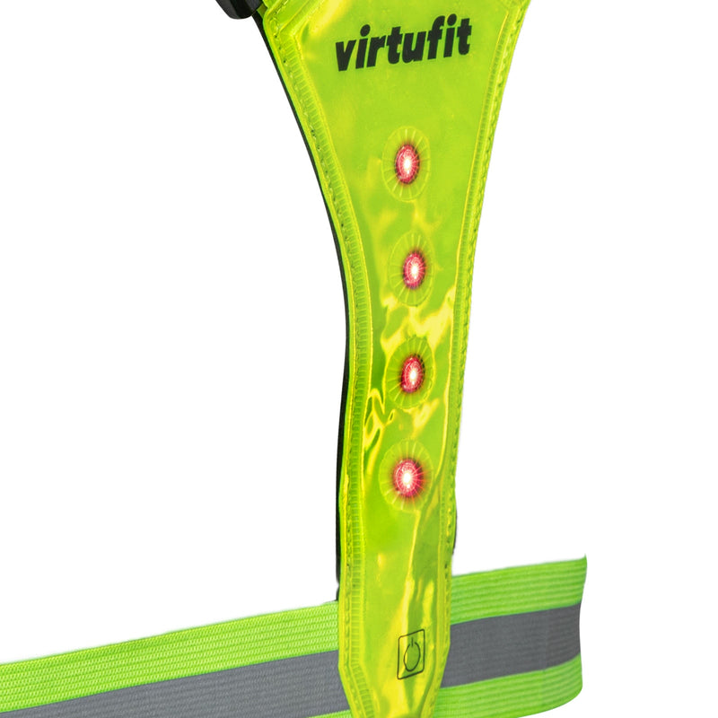 VIRTUFIT ODBLASKOWA KAMIZELKA BEZPIECZEŃSTWA Z LED - ŚWIATŁA DO BIEGANIA