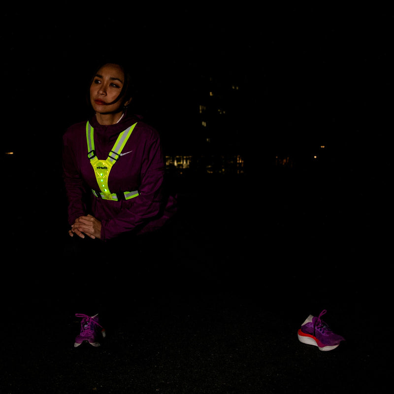 VIRTUFIT ODBLASKOWA KAMIZELKA BEZPIECZEŃSTWA Z LED - ŚWIATŁA DO BIEGANIA
