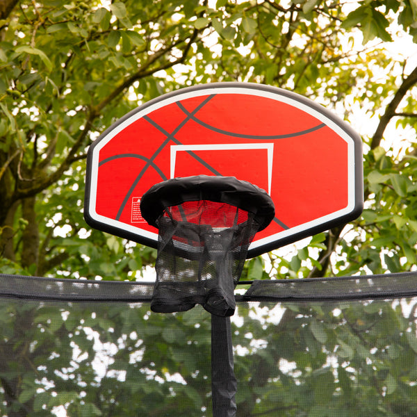VIRTUFIT KOSZYKÓWKA NA TRAMPOLINĘ - OBRĘCZ DO KOSZYKÓWKI - Z PIŁKĄ