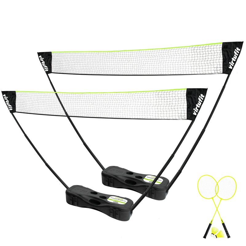 VIRTUFIT ZESTAW 2-W-1 PRZENOŚNY ZESTAW DO BADMINTONA I TENISA