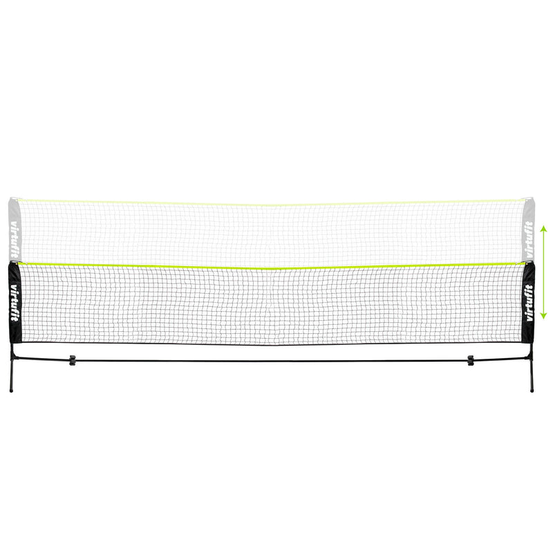 VIRTUFIT SIATKA DO BADMINTONA I TENISA - 510 CM - W ZESTAWIE TORBA DO NOSZENIA