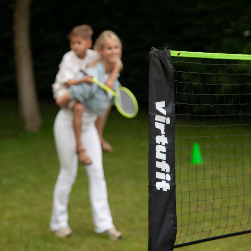 VIRTUFIT SIATKA DO BADMINTONA I TENISA - 510 CM - W ZESTAWIE TORBA DO NOSZENIA