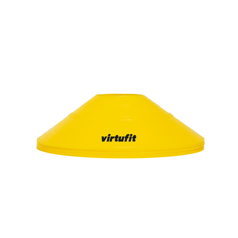VIRTUFIT PŁOTKI TRENINGOWE Z UCHWYTEM - PŁOTKI - 50 SZTUK - W ZESTAWIE SIATKA DO NOSZENIA