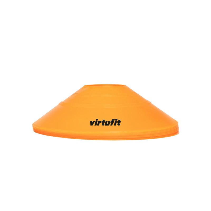 VIRTUFIT PŁOTKI TRENINGOWE Z UCHWYTEM - PŁOTKI - 50 SZTUK - W ZESTAWIE SIATKA DO NOSZENIA