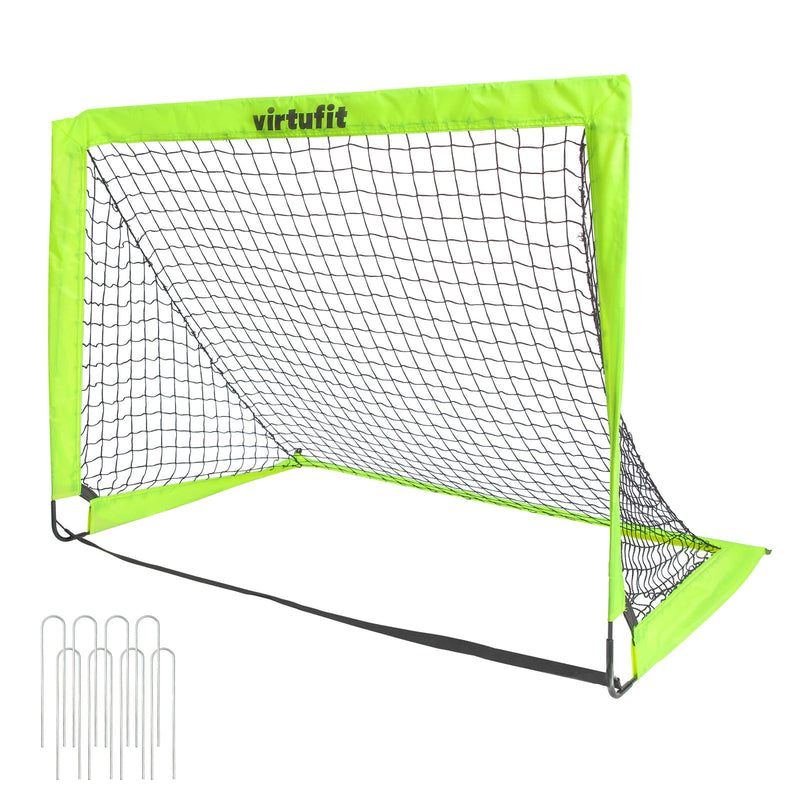 VIRTUFIT ZESTAW SKŁADANYCH BRAMEK DO PIŁKI NOŻNEJ 120 X 90 CM