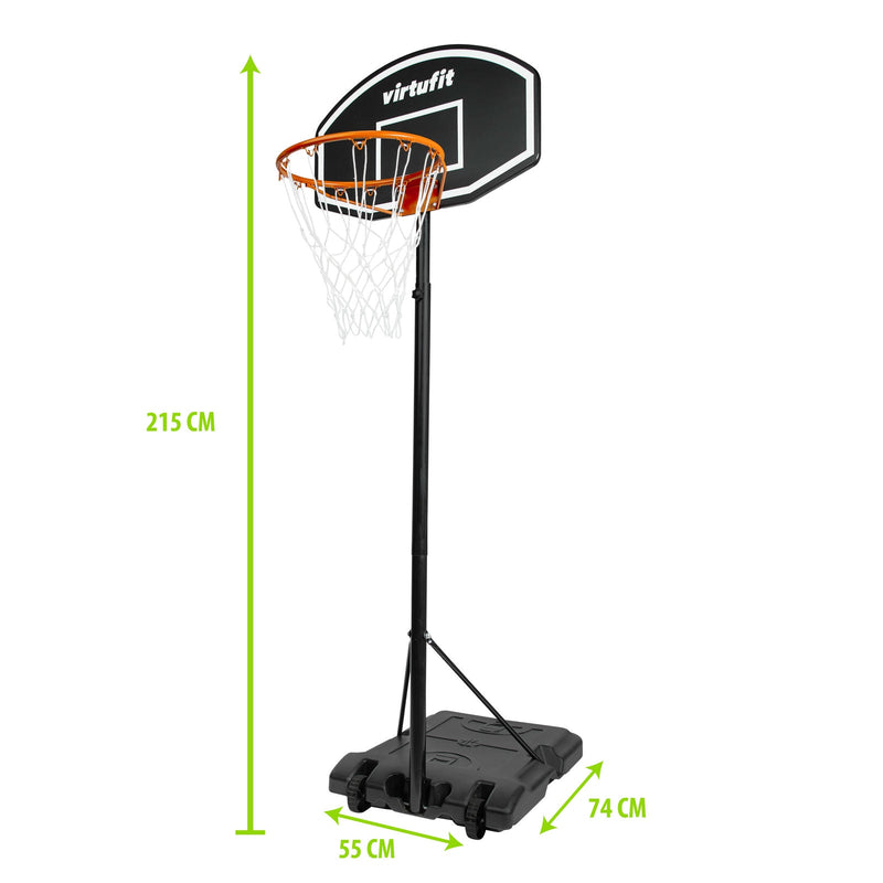 VIRTUFIT REGULOWANY STOJAK DO KOSZYKÓWKI 170 DO 215 CM