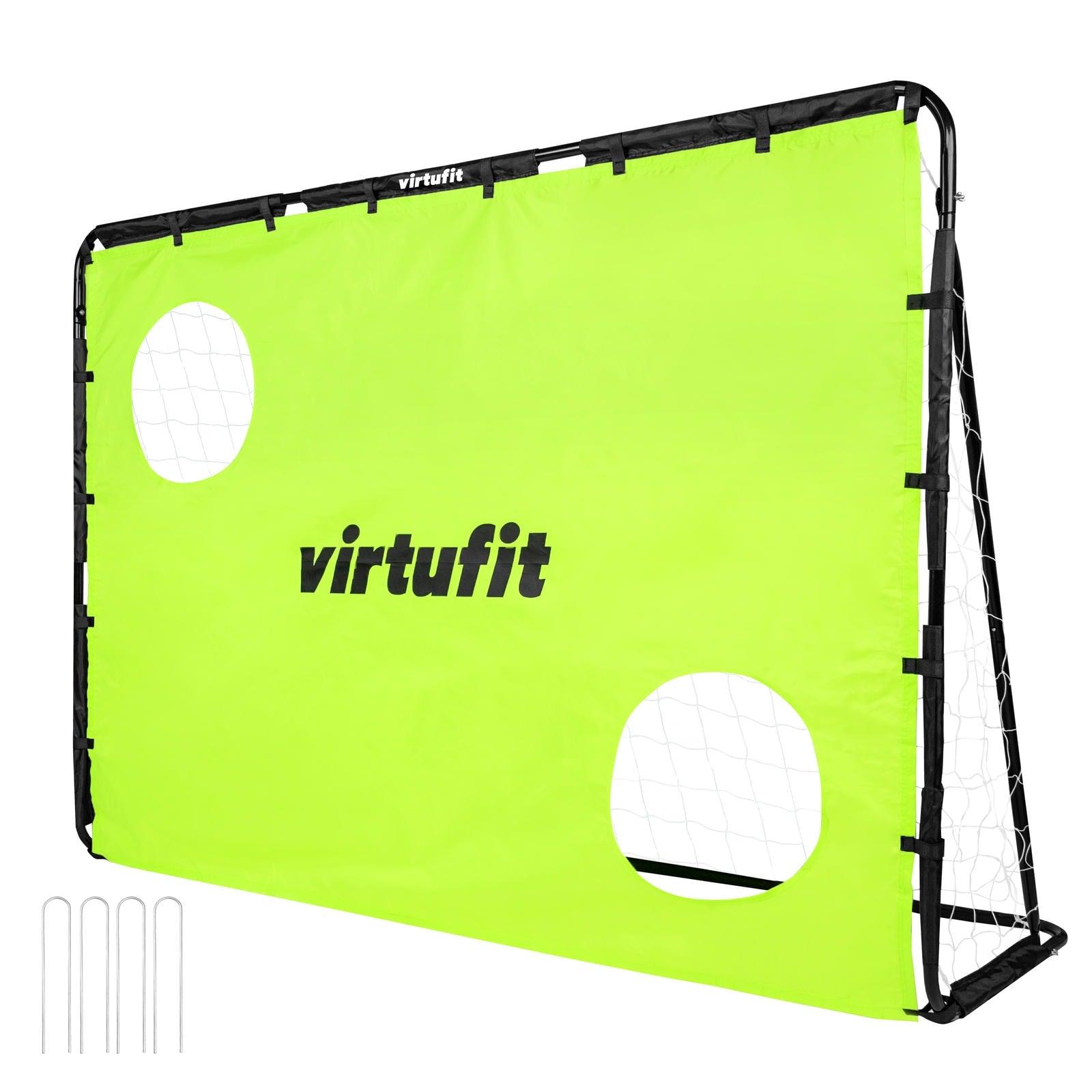 VIRTUFIT BRAMKA PIŁKARSKA Z PŁACHTĄ DO STRZELANIA 215 X 150 CM