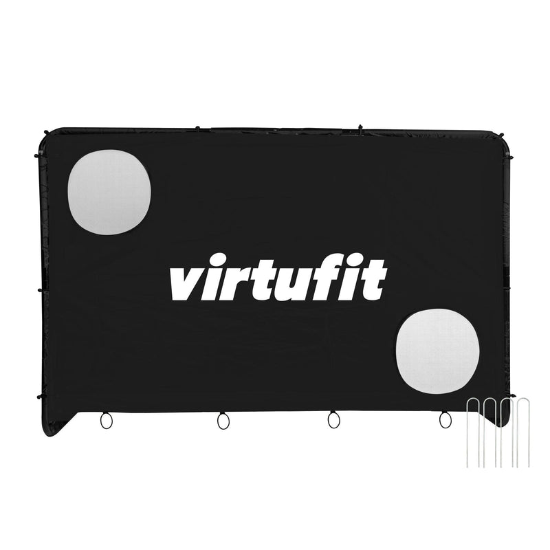 VIRTUFIT BRAMKA PIŁKARSKA PRO Z MATĄ DO STRZELANIA - 220 X 170 CM