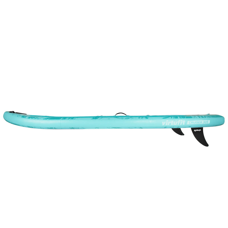 VIRTUFIT DESKA SUP CRUISER 305 - TURKUSOWY - Z SIEDZENIEM KAJAKOWYM, AKCESORIAMI I TORBĄ DO NOSZENIA