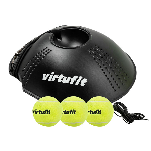 VIRTUFIT TRENAŻER TENISOWY - Z 3 PIŁKAMI Z ELASTYCZNĄ LINKĄ