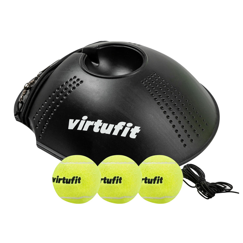 VIRTUFIT TRENAŻER TENISOWY - Z 3 PIŁKAMI Z ELASTYCZNĄ LINKĄ