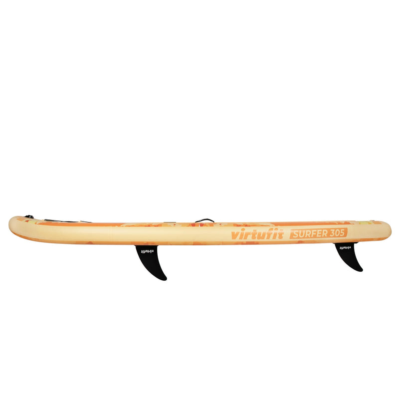VIRTUFIT DESKA SUP SURFER 305 - POMARAŃCZOWY - Z ŻAGLEM WIATROWYM I AKCESORIAMI
