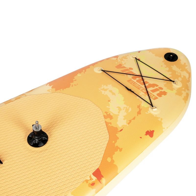 VIRTUFIT DESKA SUP SURFER 305 - POMARAŃCZOWY - Z ŻAGLEM WIATROWYM I AKCESORIAMI