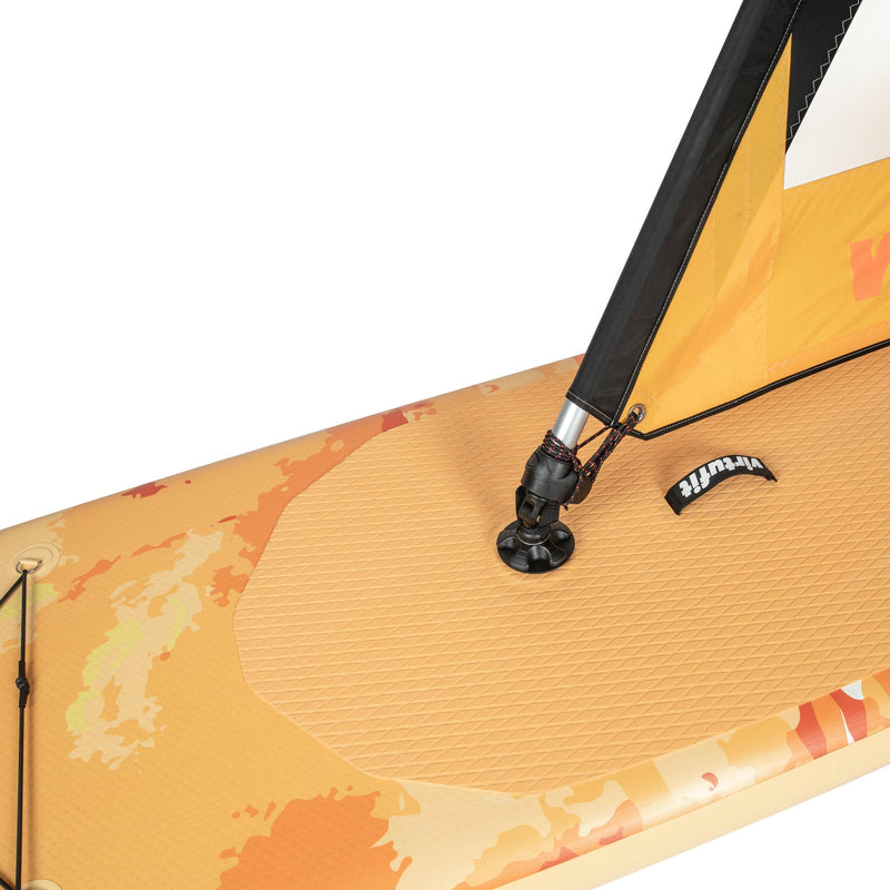VIRTUFIT DESKA SUP SURFER 305 - POMARAŃCZOWY - Z ŻAGLEM WIATROWYM I AKCESORIAMI
