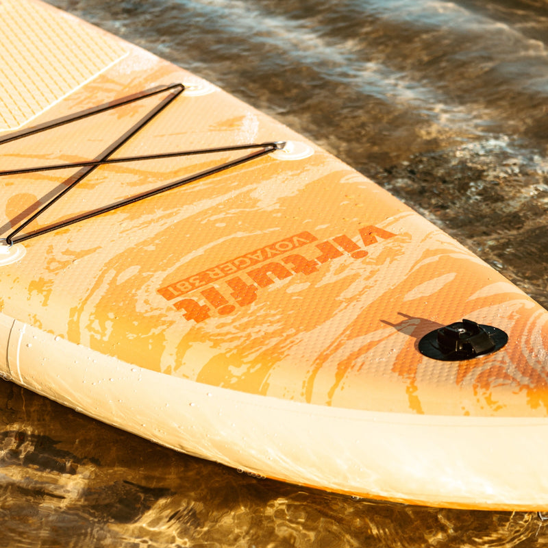 VIRTUFIT DESKA SUP VOYAGER 381 - POMARAŃCZOWY - Z AKCESORIAMI I TORBĄ DO NOSZENIA