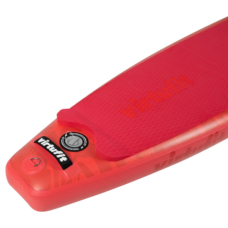 VIRTUFIT DESKA SUP RACER 381 - CZERWONY - Z AKCESORIAMI I TORBĄ DO NOSZENIA
