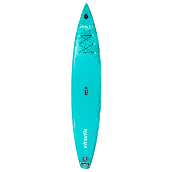 VIRTUFIT DESKA SUP RACER 381 - TURKUSOWY - Z AKCESORIAMI I TORBĄ DO NOSZENIA