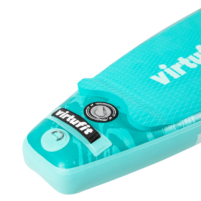 VIRTUFIT DESKA SUP RACER 381 - TURKUSOWY - Z AKCESORIAMI I TORBĄ DO NOSZENIA