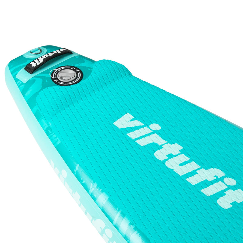 VIRTUFIT DESKA SUP RACER 381 - TURKUSOWY - Z AKCESORIAMI I TORBĄ DO NOSZENIA