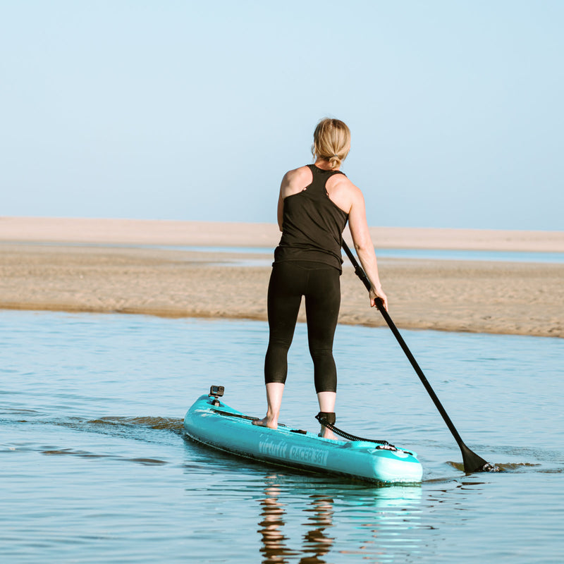 VIRTUFIT DESKA SUP RACER 381 - TURKUSOWY - Z AKCESORIAMI I TORBĄ DO NOSZENIA