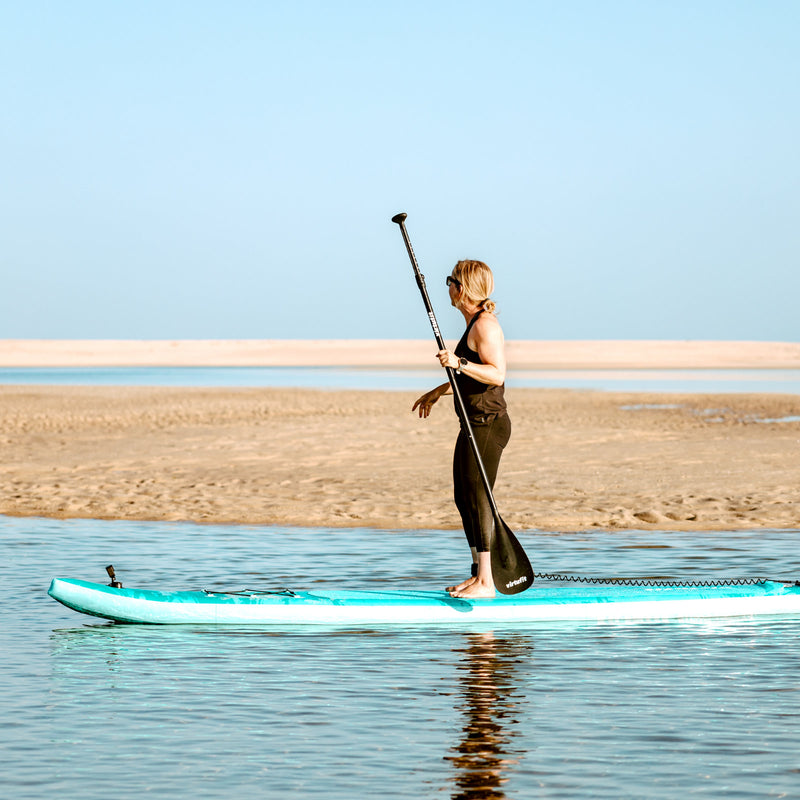 VIRTUFIT DESKA SUP RACER 381 - TURKUSOWY - Z AKCESORIAMI I TORBĄ DO NOSZENIA