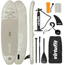 VIRTUFIT DESKA SUP OCEAN 275 - PIASKOWY BEŻ - Z AKCESORIAMI I TORBĄ DO NOSZENIA