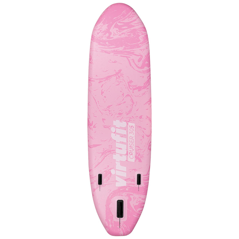 VIRTUFIT DESKA SUP CRUISER 305 - RÓŻOWY - Z SIEDZENIEM KAJAKOWYM, AKCESORIAMI I TORBĄ DO NOSZENIA