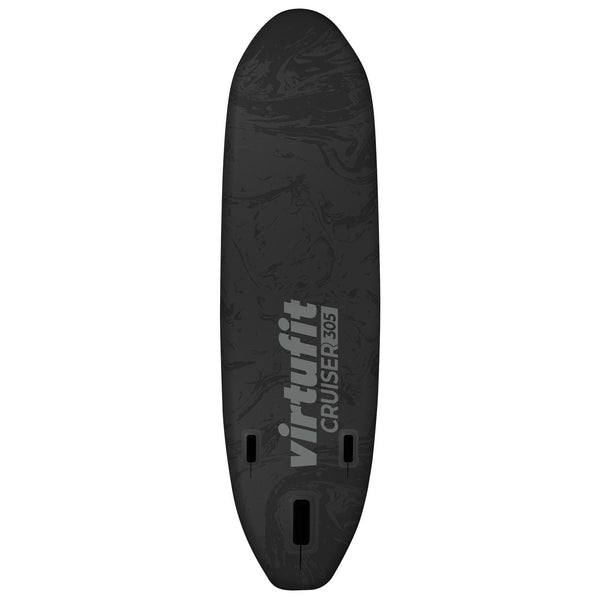 VIRTUFIT DESKA SUP CRUISER 305 - CZARNY - Z SIEDZENIEM KAJAKOWYM, AKCESORIAMI I TORBĄ DO NOSZENIA