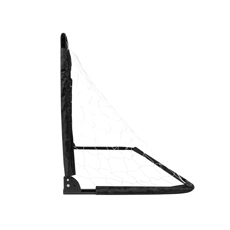 VIRTUFIT SKŁADANA BRAMKA PIŁKARSKA - PANNA - 150X60CM (ZESTAW 2 SZTUK) - CZARNA