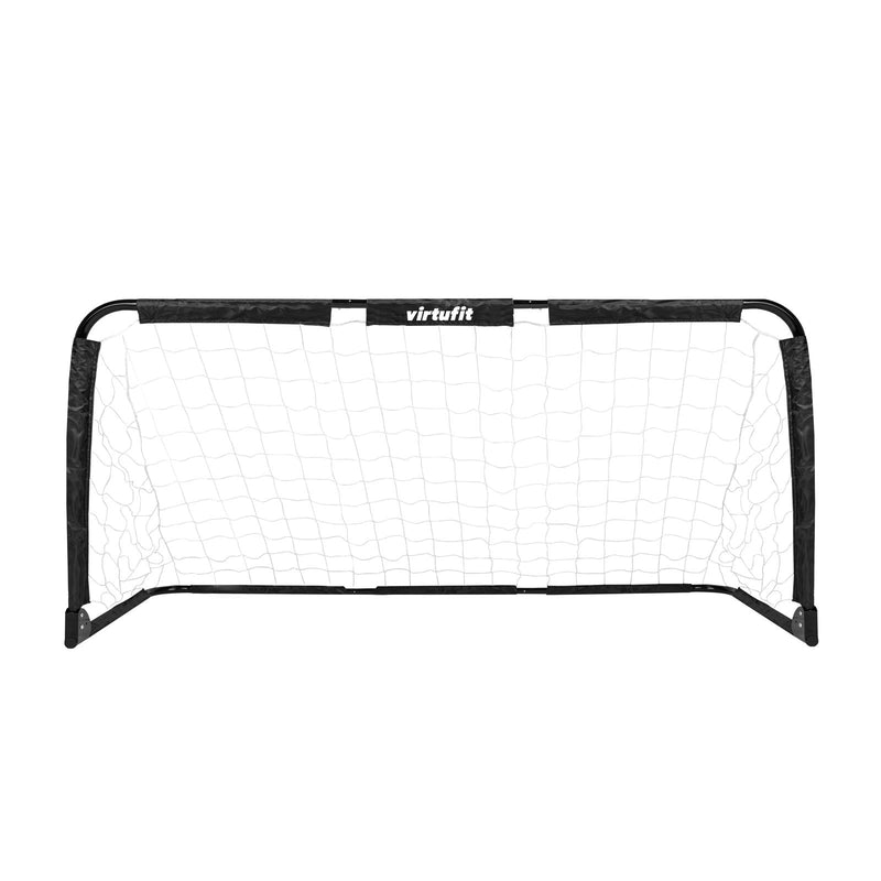 VIRTUFIT SKŁADANA BRAMKA PIŁKARSKA - 90 X 60 CM (ZESTAW 2 SZTUK) - CZARNA