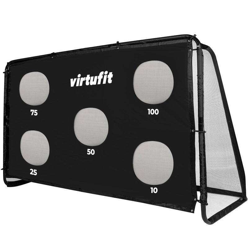 VIRTUFIT BRAMKA PIŁKARSKA PRO Z MATĄ DO STRZELANIA - 300 X 200 CM